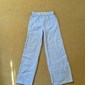 Blue and white striped pj pants - run super small 💙